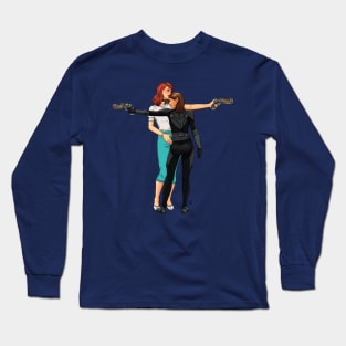 Once Upon a Wasteland Season Two: Beth & Odessa at the Ready Long Sleeve T-Shirt